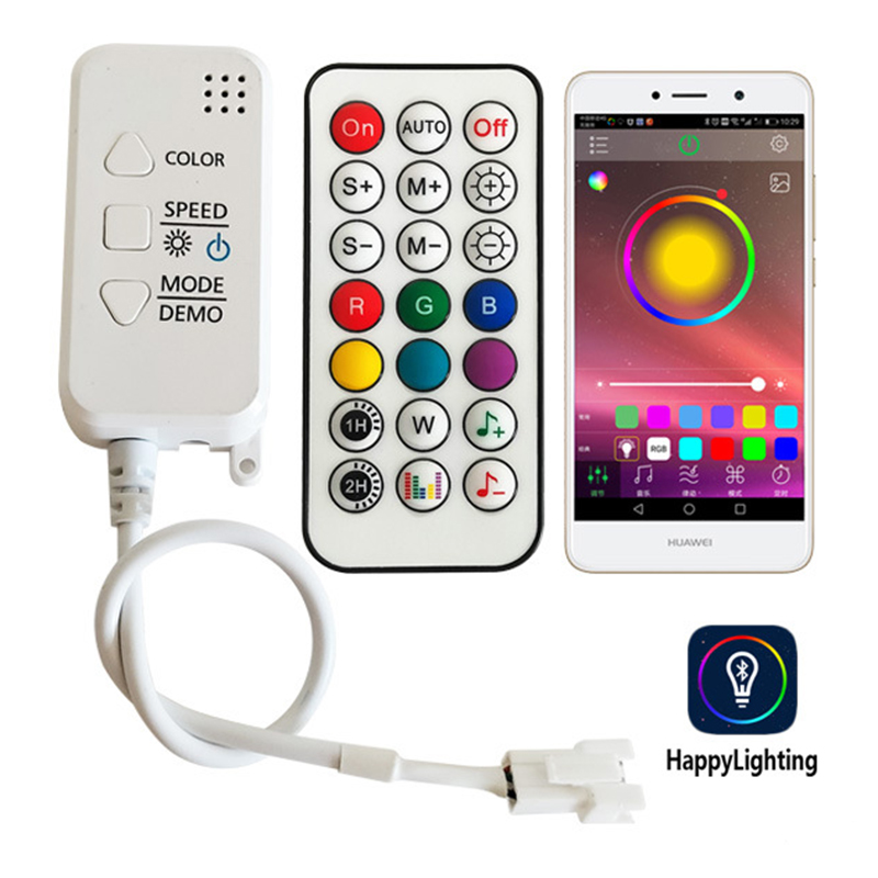 Bluetooth Addressable Dream Color IR Remote LED Controller