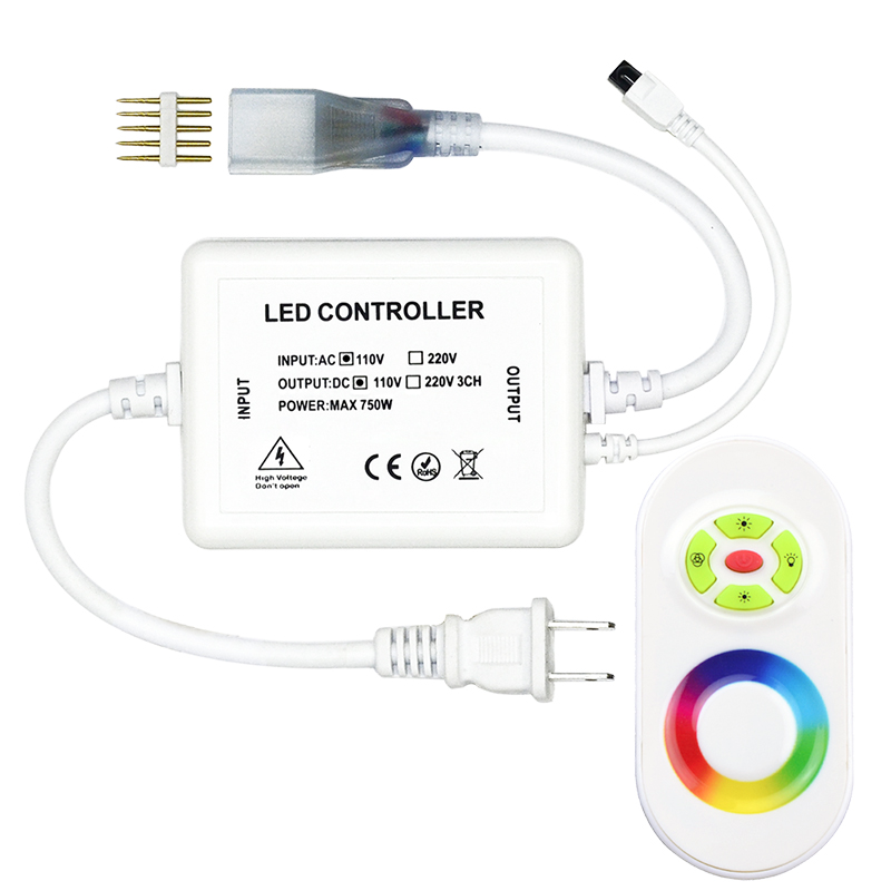 RGB Controller w/ 110 AC Input Power Converter for Rope Light -  AffordableLED