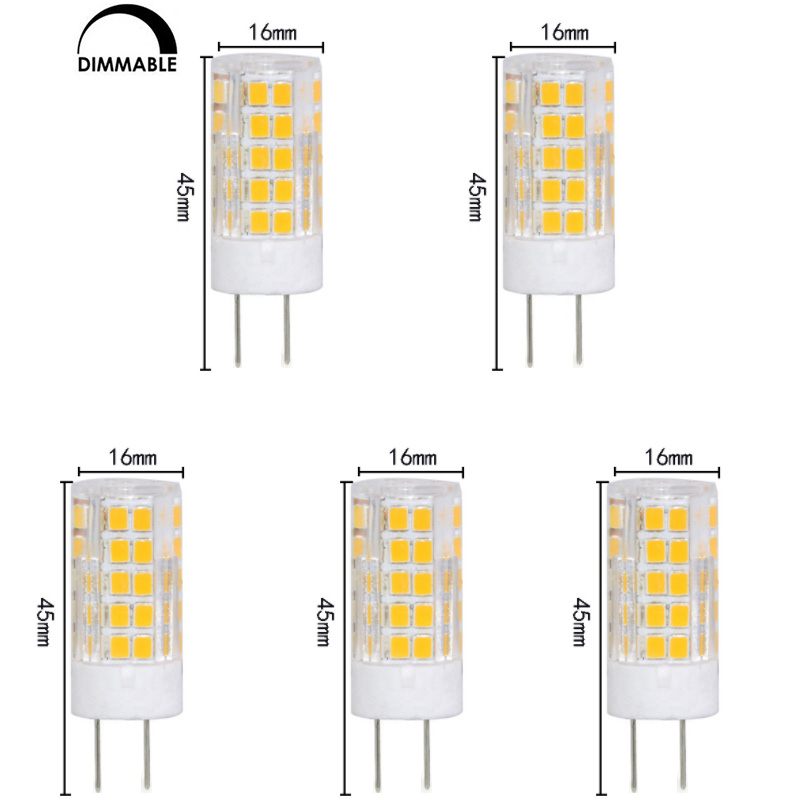 G4 LED Light Bulb - Bi-Pin LED Disc - 20W Halogen Equivalent - 350 Lumens -  Warm White