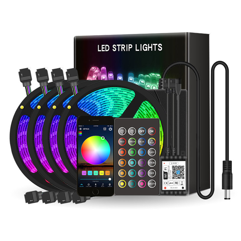 SP501E Color Chasing Alexa LED Strip Light Kit, 32.8Ft/10m Flexible  Waterproof Digital Addressable RGB LED Rope Lights Working with iOS &  Android