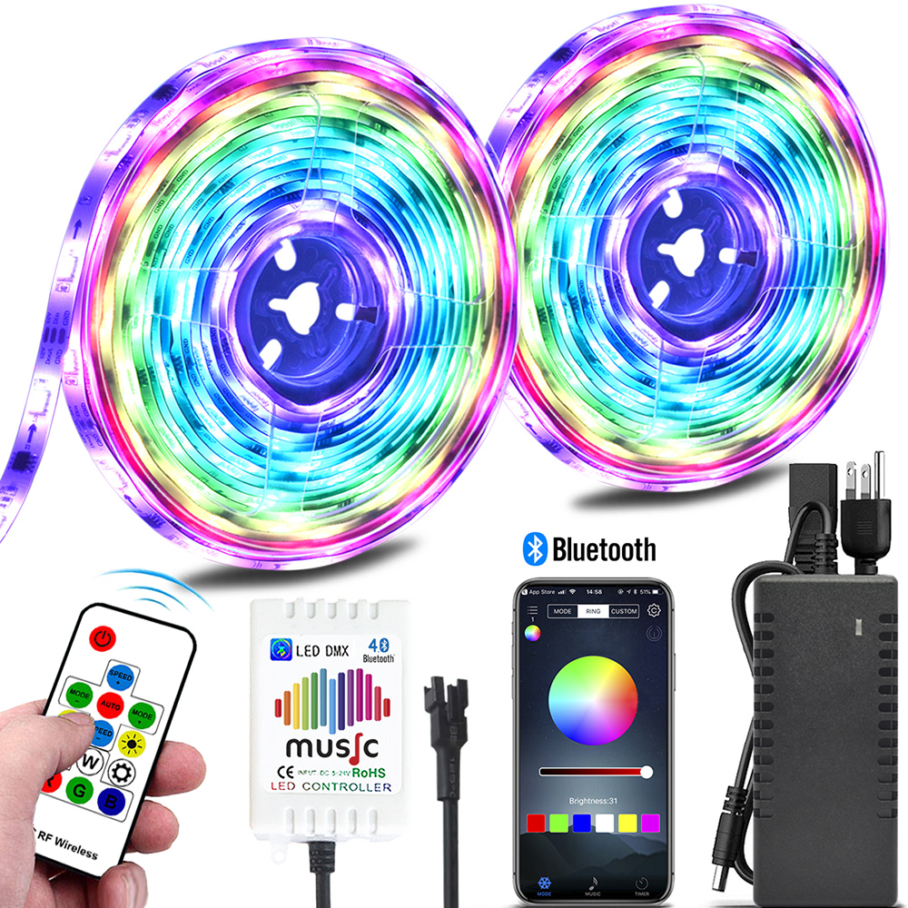 LED Strip Lights 20 Meters RGB Bluetooth Multicolour New In Box