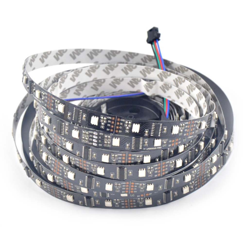 LPD8806 Series Flexible Strip Lights, Programmable Pixel Full Color Chasing, Use, 160LEDs 16.4ft Per Reel By Sale [DCFLS-5V-LPD8806X160] - $41.98 :