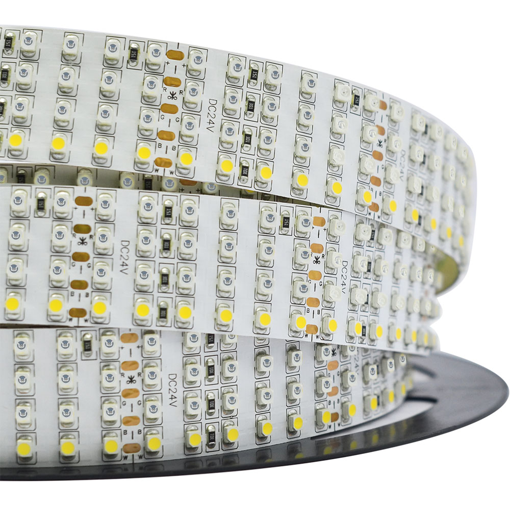 Brightest LED Color Changing Lights Quad Row RGBW LED Strip 3.28~16.4ft  [FSLRGBW-QR-3528X2400] $29.98