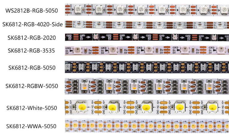 SK6812 VS WS2812B – Superlightingled.com Blog