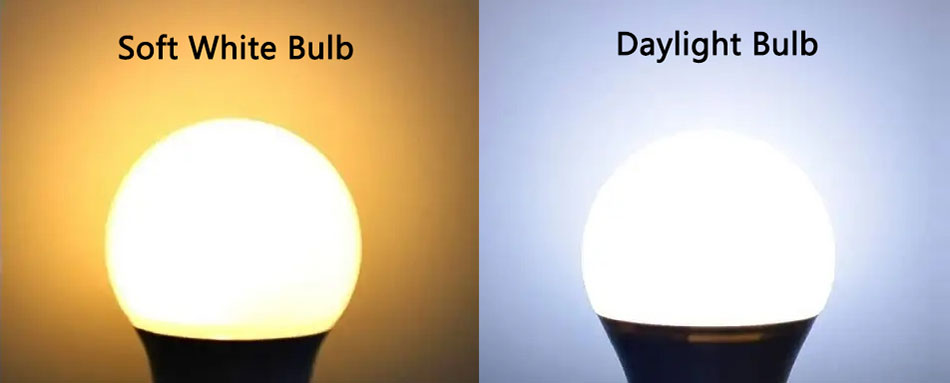 Color Difference Between Warm White, Daylight, And Cool White