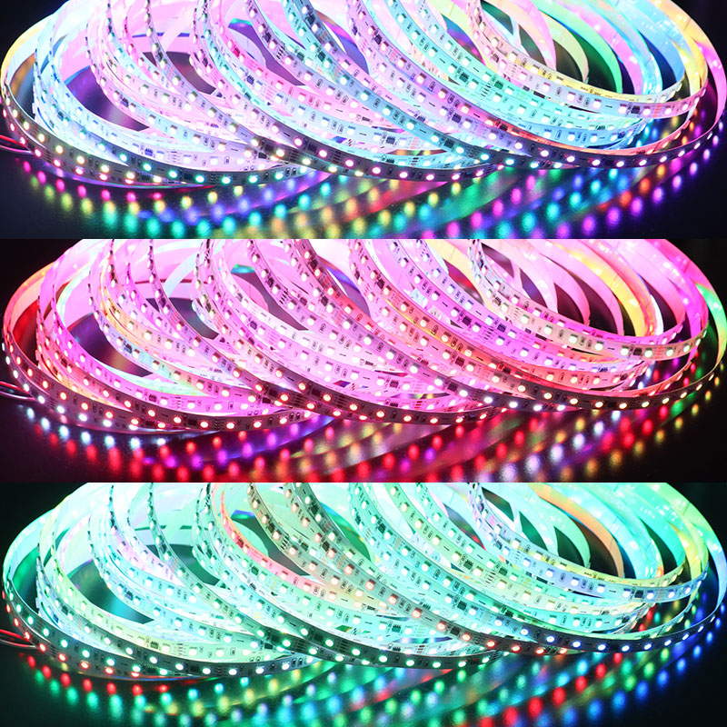 Digital RGB LED Weatherproof Strip 60 LED - (1m) with 5 Projects