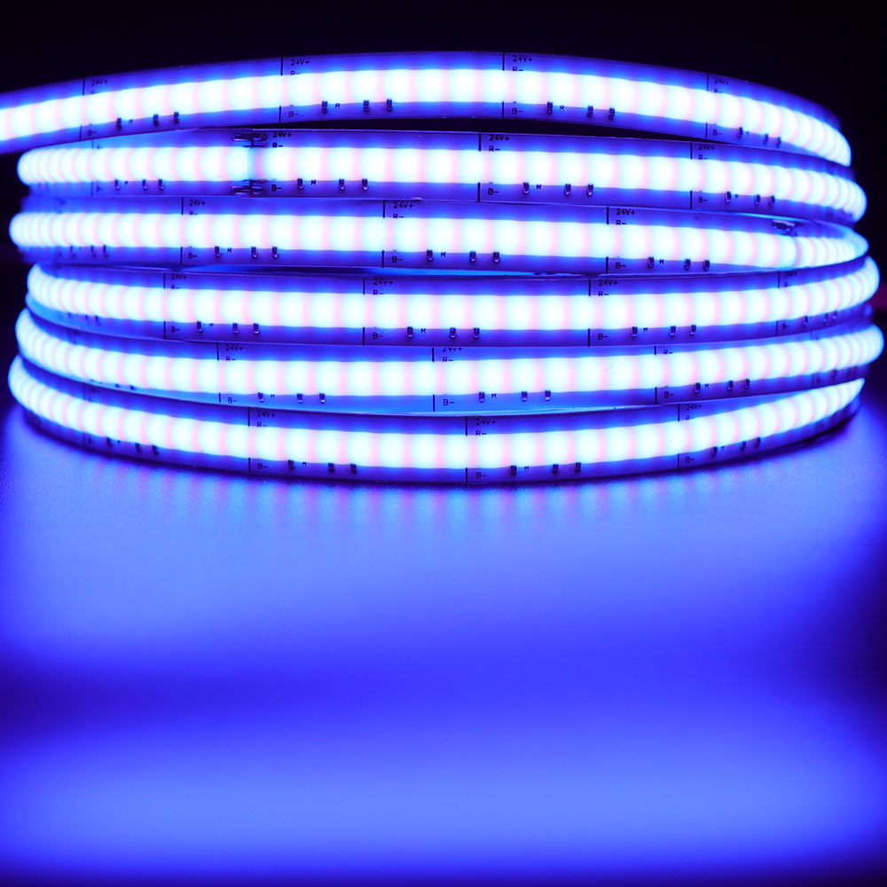 Highest Density SK6812 320 Chips/m Addressable RGB COB LED Strip Lights