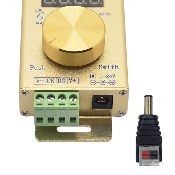 LED SPI Music Controller Built-in 150 Programs 600 Pixels LED Display  Control DC5-24V WS2811 WS2801 WS2812 LPD6803 APA102 Addressable LED Strip  Lights [CONFULL-A2-EL]