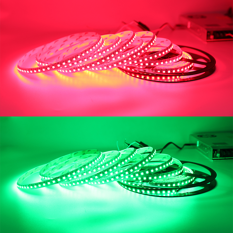 DC12/24V 3535SMD Color Changing RGB LED Strips - 120LEDs/m High Density Flexible LED Lights