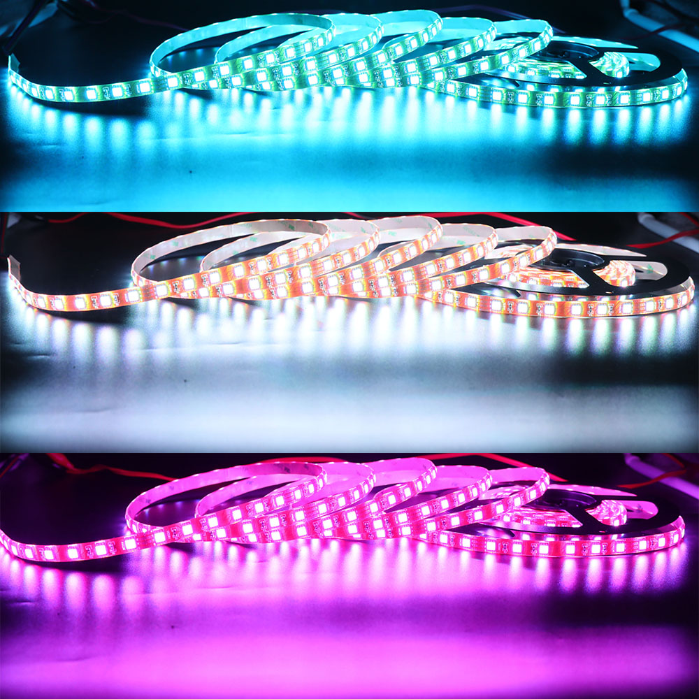 Waterproof RGB 5050 LED Strip Light, 30/m, 10mm wide, by the 5m Reel