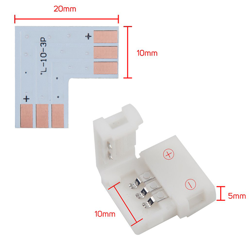 Schnellverbinder Clip für 12mm RGBW LED Strips ✔️