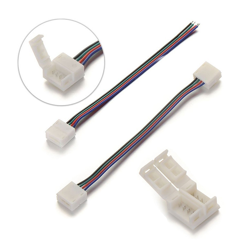pin LED Strip Connector Kits for 5050 RGB Waterproof Strip lights [RGB-ACCESSORIE-018]  $0.98