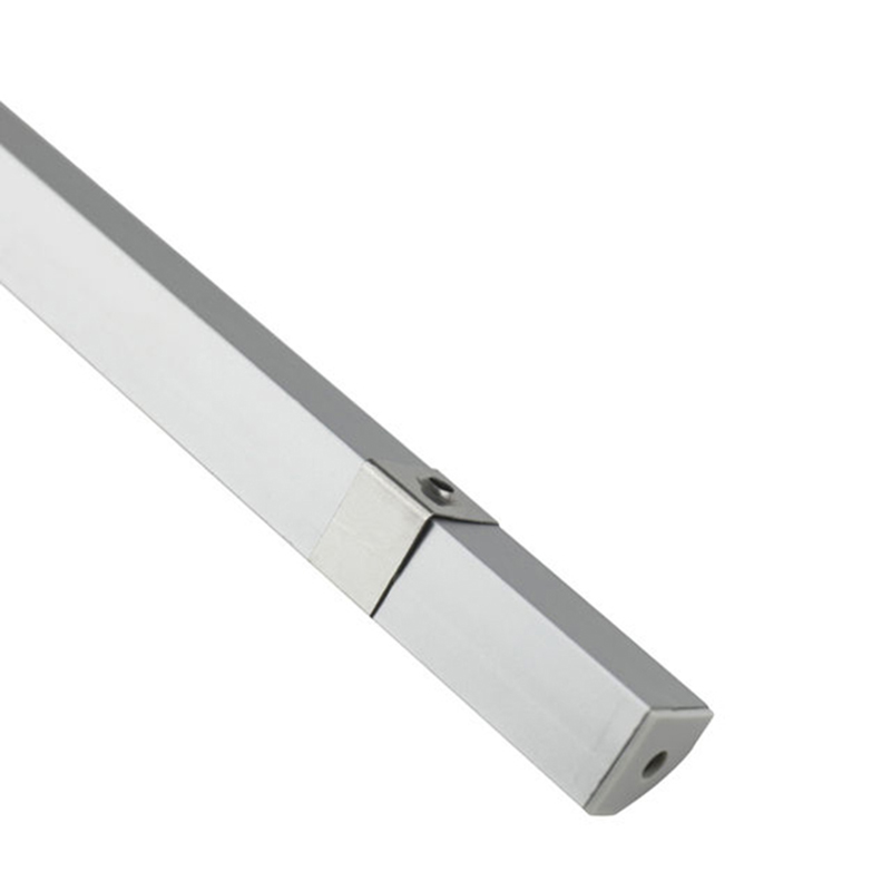 Aluminum profile Aluflex deep-flat for surface and cove LED strip lights  102cm black anodized