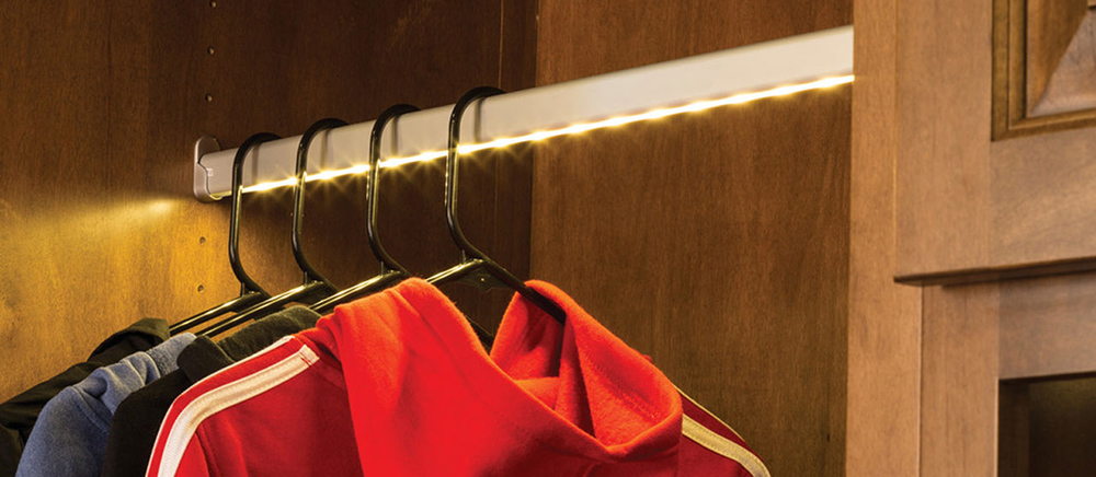 LED Closet Rod - Hangr Fixture by Alloy LED