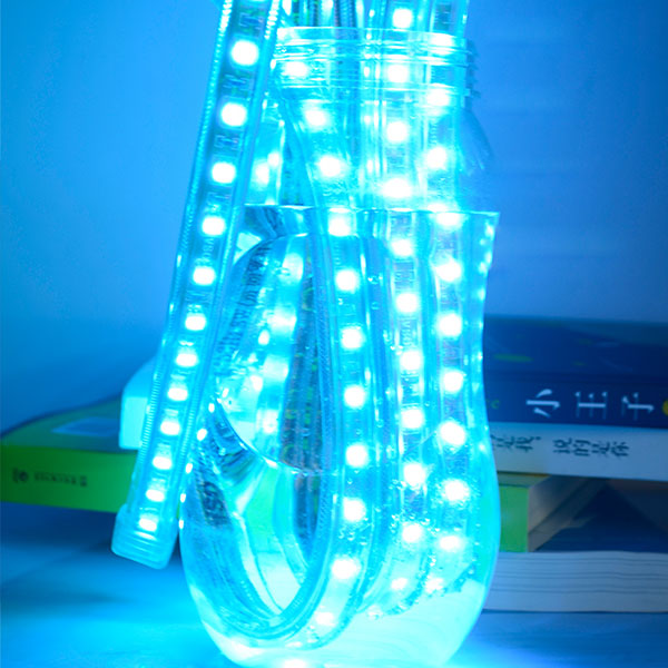 US Plug 110V 1M SMD5050 Waterproof LED Light Strip Flexible LED Tube Tape Lamp 
