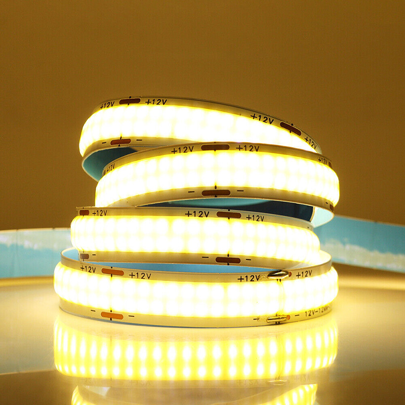 12V Super Bright Double Row COB LED Tape Lights