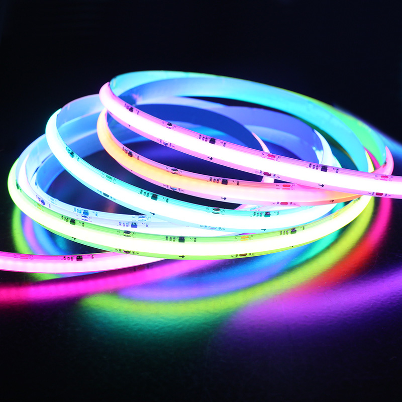 Flexible Strip Light COB LED Light Strip High-brightness Embedded Aluminum  Light Strip Groove Self-adhesive Rope Lights