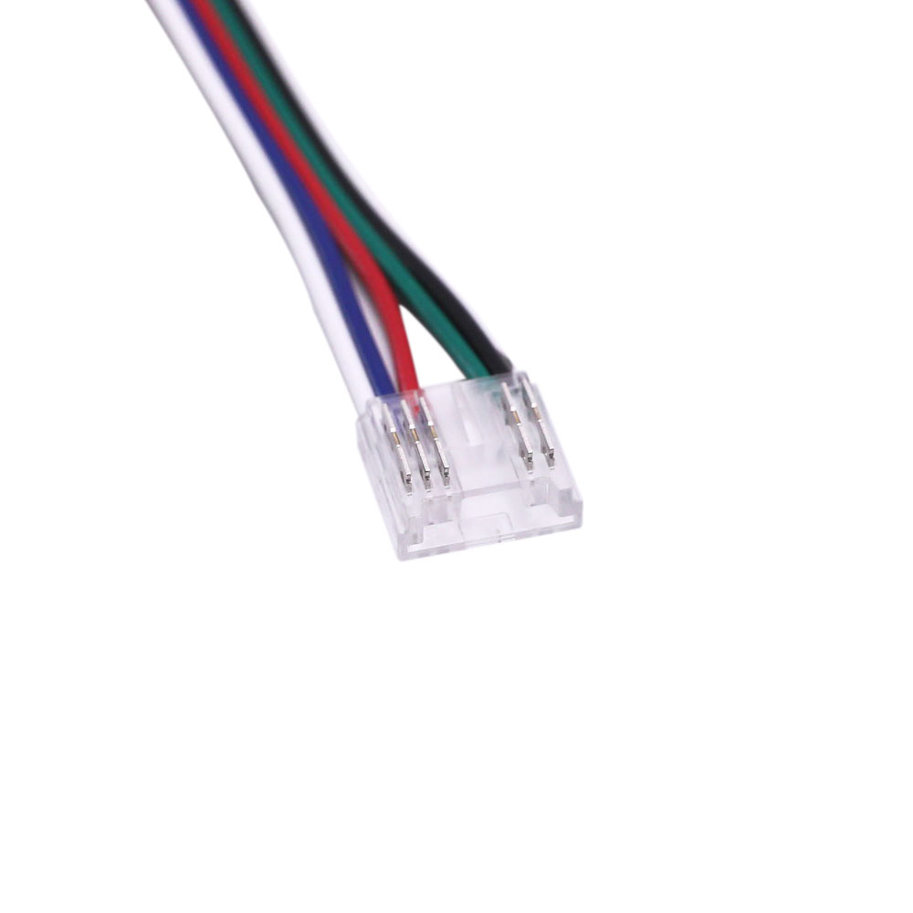12mm COB RGBW LED Strip 5 Pin Connector - Strip to Wire Type