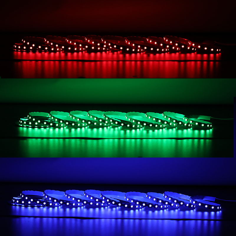 24 Volt 5050 RGBW Flexible Bendable Zig Zag LED Strip Lights Tape