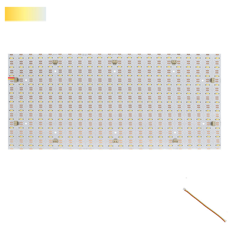 UL-listed 24V 2835 CCT Flexible Tunable White LED Backlight Sheet