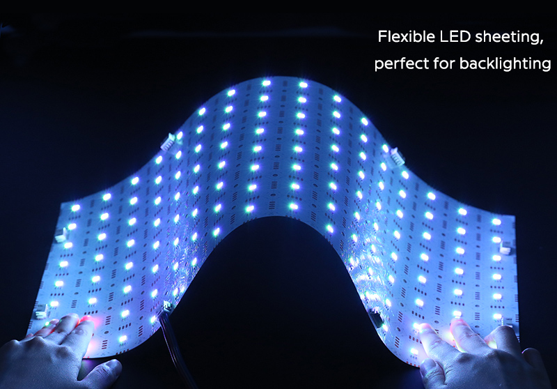 24V 5054 Flexible Cuttable RGB LED Sheet Light