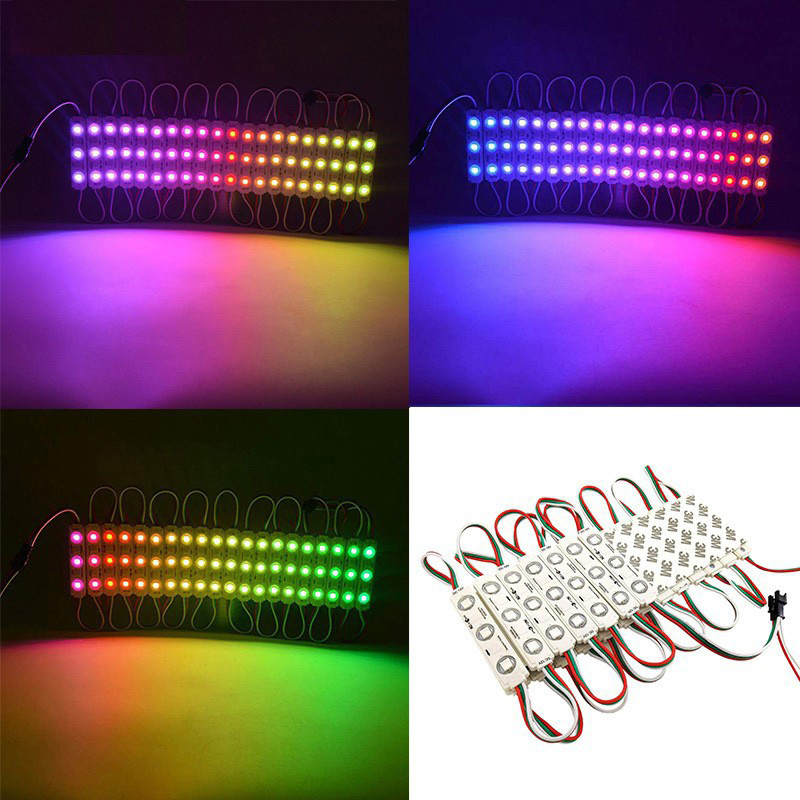 Full Color LED Module Light - WS2811 Waterproof - Injection Moulding 