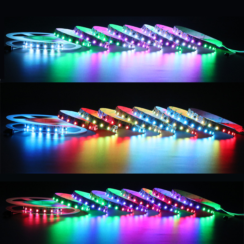 Double Row 5050 FW1906 RGBW+W Programmable LED Strip Lighting Effect