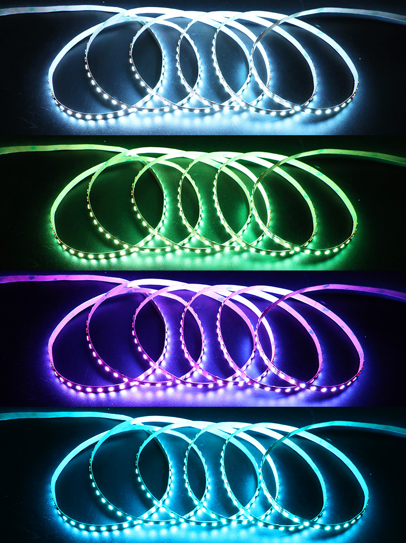 Mini WS2815 3535 6mm RGB Individually Addressable LED Strip Light