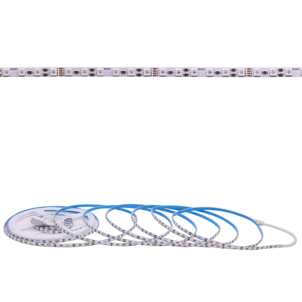 DC12/24V Ultra Narrow 5mm RGB LED Strip Lights 120LEDs/m