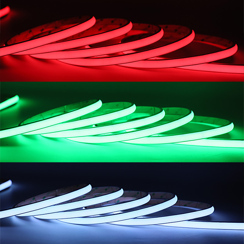 WS2811 RGBIC Neon LED Strip Single Color Lighting Effect