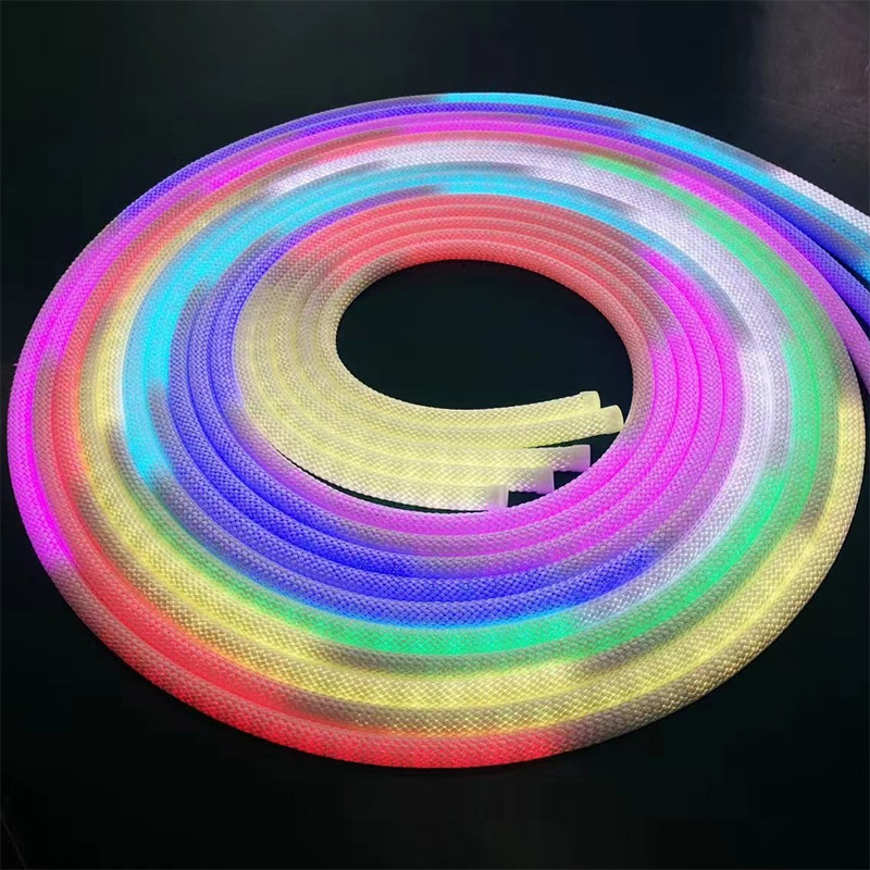 Mini 360 Degree Braided LED Neon Flex Circular Tube φ13mm