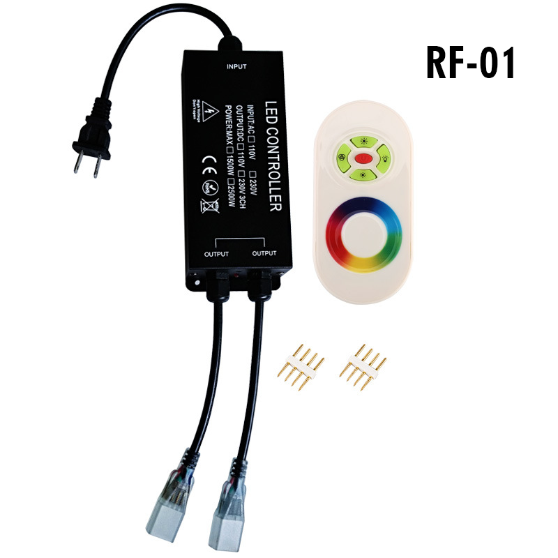 HighVoltage RGB 230V LED Streifen 50M 8W/m 60LED/m 14mm IP44