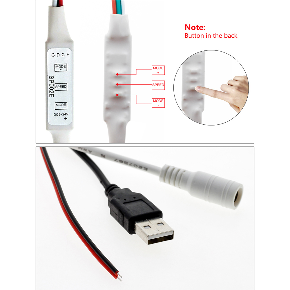 Mini USB SP002E Controller for WS2811 WS2812B