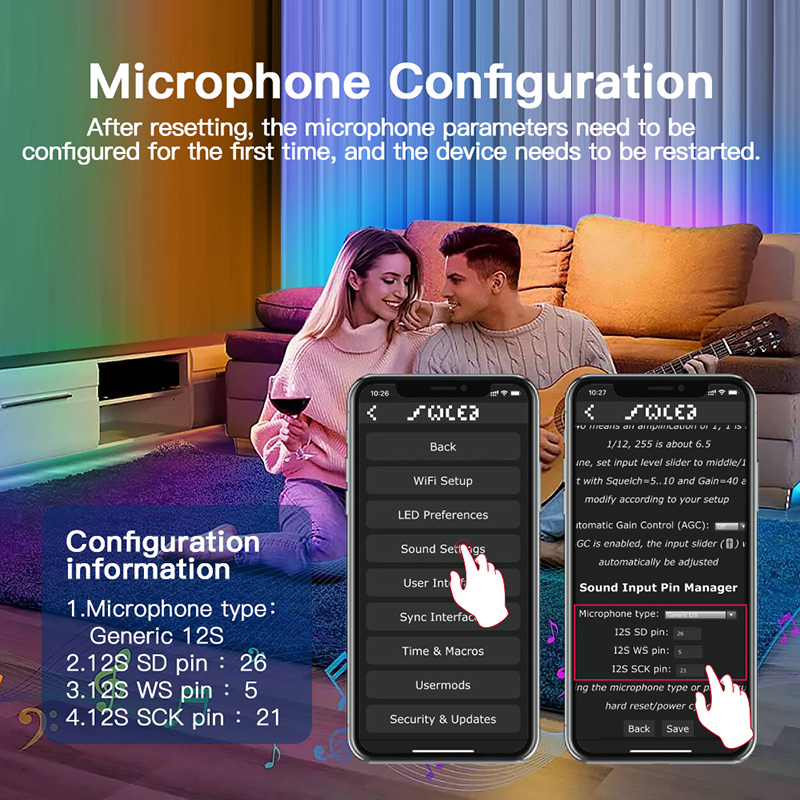 WLED ESP32 Microphone