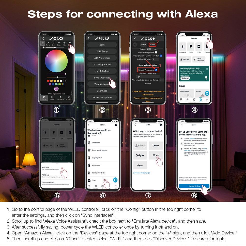 Steps for Connecting with Alexa