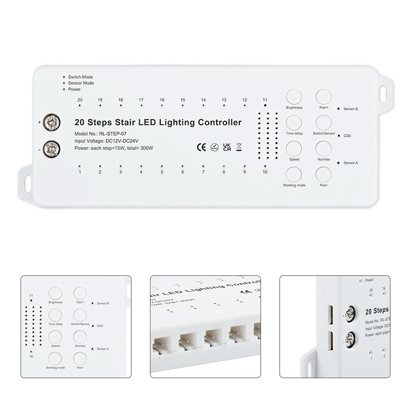 d45 20pcs/Set WIFI Control Dimmer Timer 45mm Outdoor Stair Pathway – FVTLED