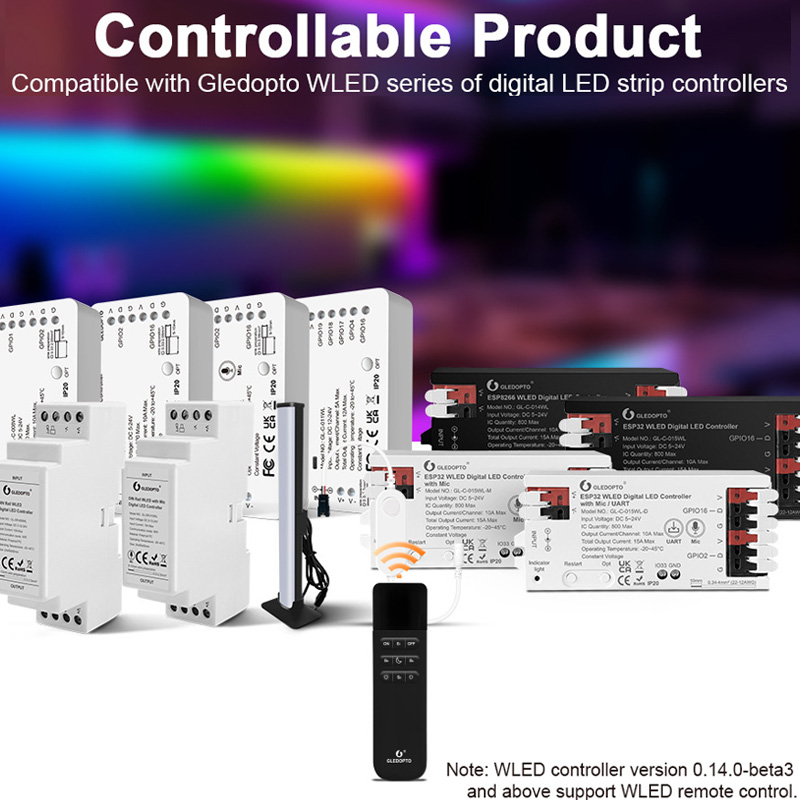 WLED Remote For Gledopto ESP32 ESP8266 Controllers