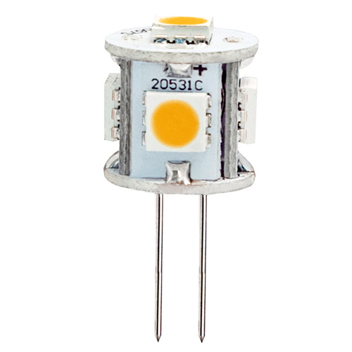 AC/DC12V, Back-Pin Tower T3 JC G4 LED Bulb, 1 Watt, 8-10W