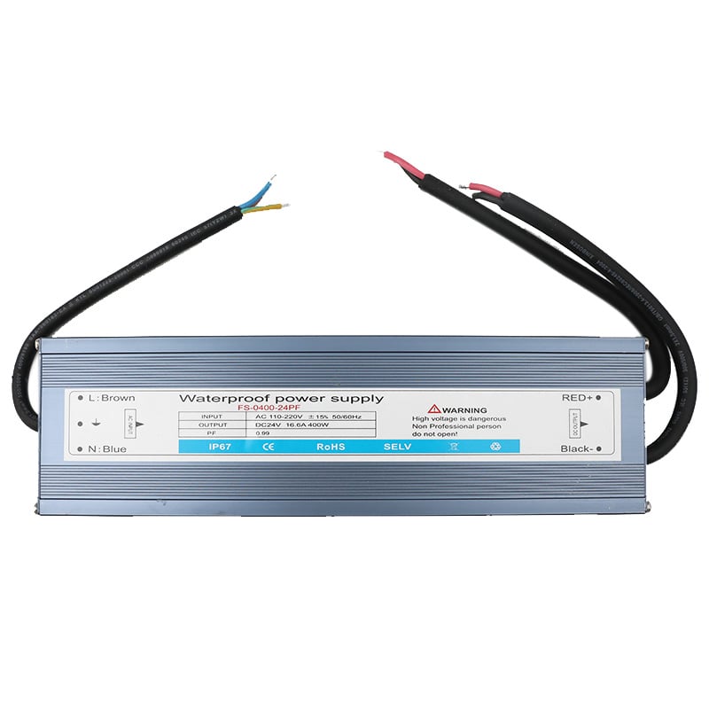 AC220V 400W16.7A DC24V Ultra Slim Constant Voltage Outdoor Waterproof IP67 LED Power Supply For LED Light Strips AC220V 400W16.7A DC24V Ultra Slim Constant Voltage Outdoor Waterproof IP67 LED Power Supply For LED Light Strips