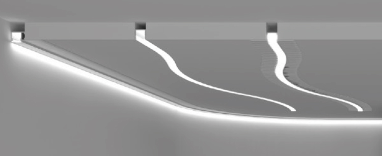 LR Series Curved LED Tape Tracks