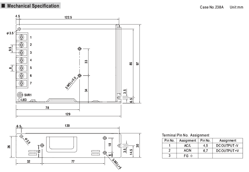 Mean Well LRS-100-24 DC24V 100Watt 4.2A UL Certification AC110-220 Volt ...