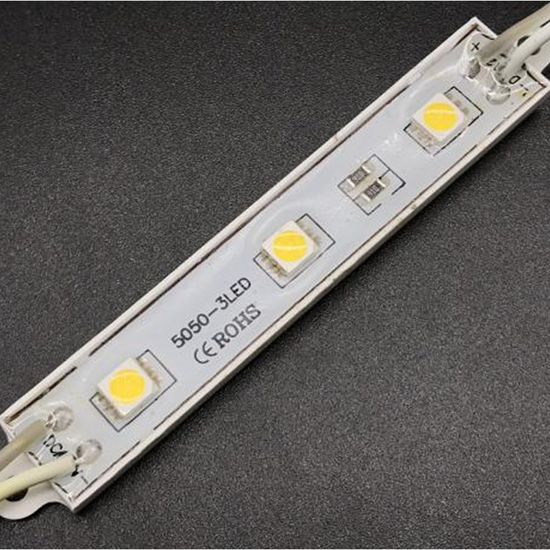 DC12V 0.72W 7 Colors Optional 75*12mm SMD5054 High CRI 90 Super Bright Linear Sign Modules, Single Color Waterproof IP65 LED Module String Lights, 20Pcs/String