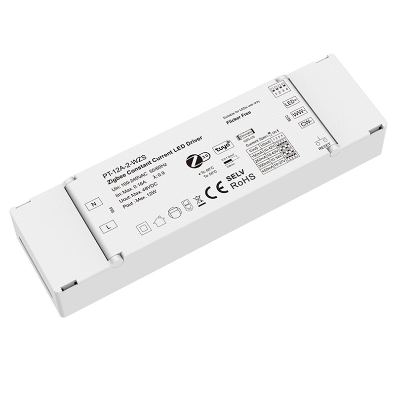 10 to 42VDC Zigbee Constant Current CCT LED Driver PT-12A-2-WZS