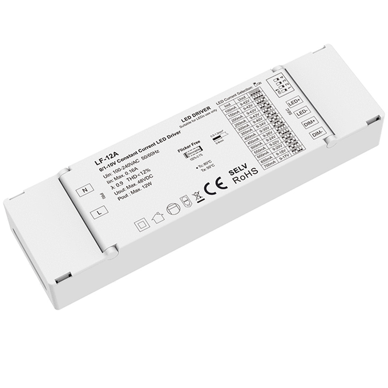 LF-12A 100 to 700mA Constant Current 0-10V Dimming LED Driver