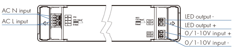 LPV-150M-12 0 to 10V 150W Dimmable Led Driver Structures