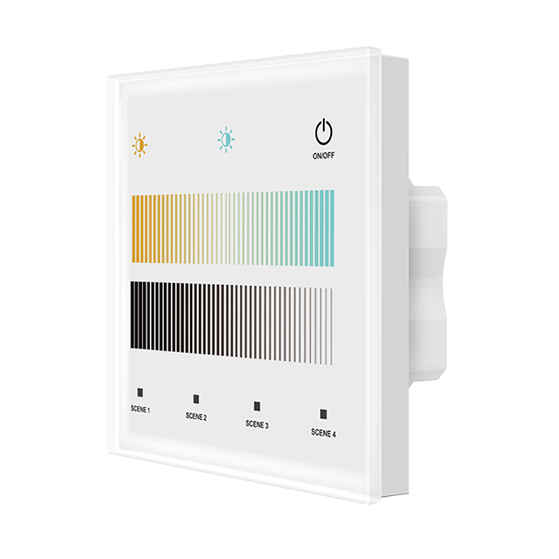 T2-L 2CH Color Temperature RF 0-10V 1-10V Touch Panel Dimmer