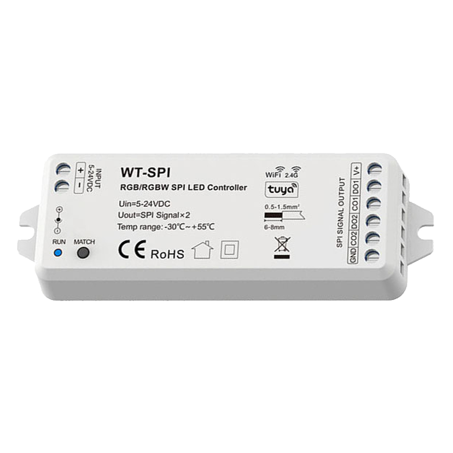 WiFi SPI Programmable Time Controller WiFi-SPI For WS2801 WS2812B LPD6803 Addressable Digital LED Strip Lights