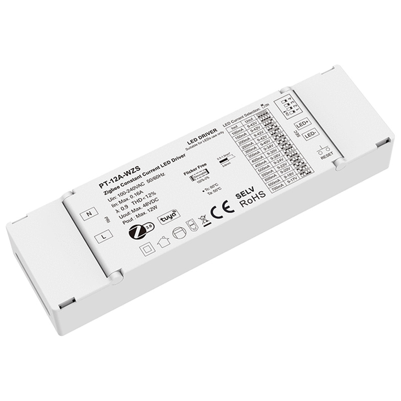 Zigbee Dimmable Constant Current LED Driver PT-12A-WZS