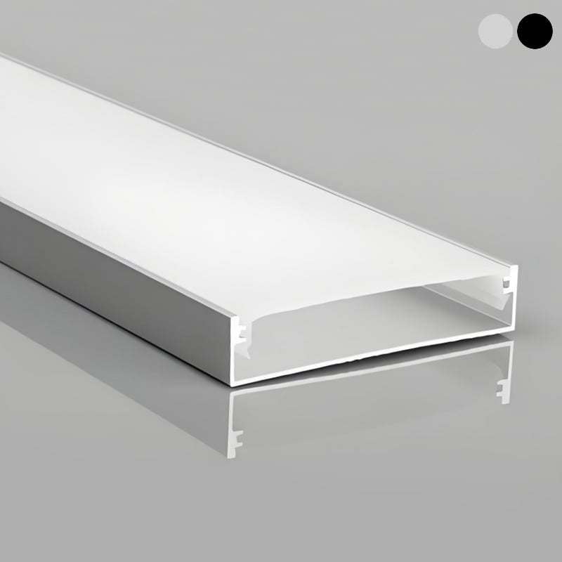 50x10mm Commercial 2-Inch LED Light Strip Super Shallow Aluminum Channel 50x10mm Commercial 2-Inch LED Light Strip Super Shallow Aluminum Channel