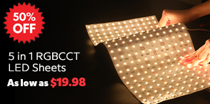 flexible led sheet lights